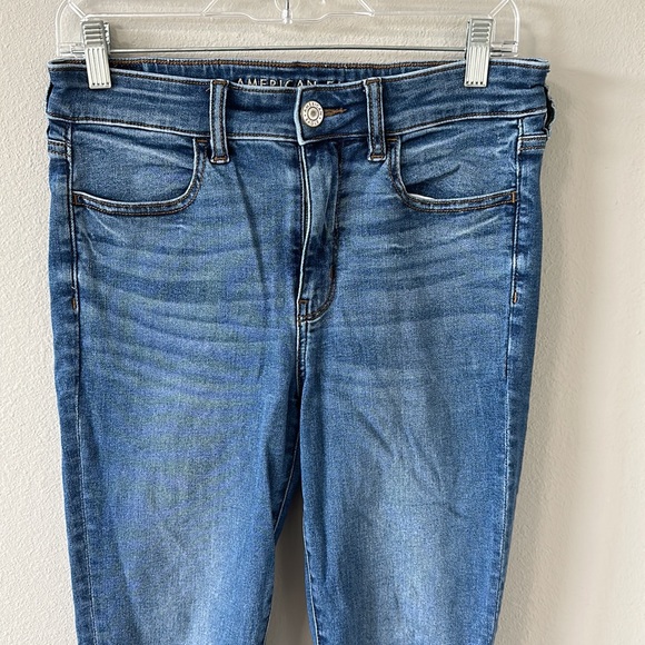 American Eagle Next Level Stretch Hi-Rise Jegging Skinny Jeans Size 8 - Picture 3 of 16